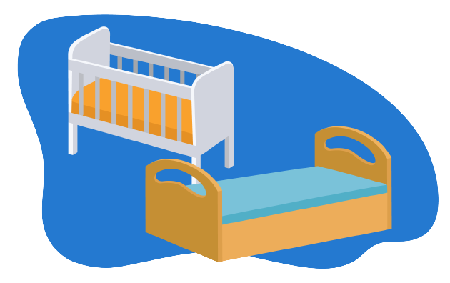 cuna a cama infantil