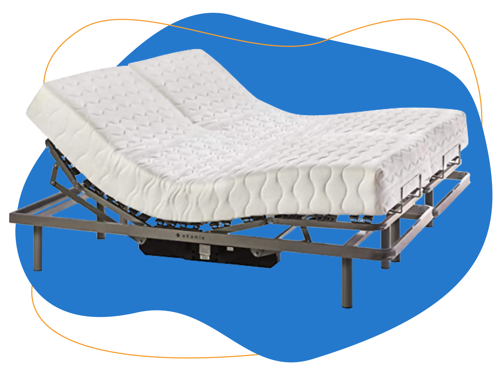Colchón viscoelástico Elion para cama articulada – Gerialife