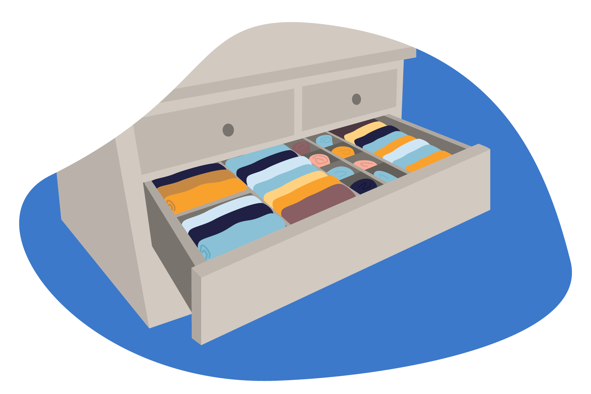 Almacenamiento dormitorio juvenil.