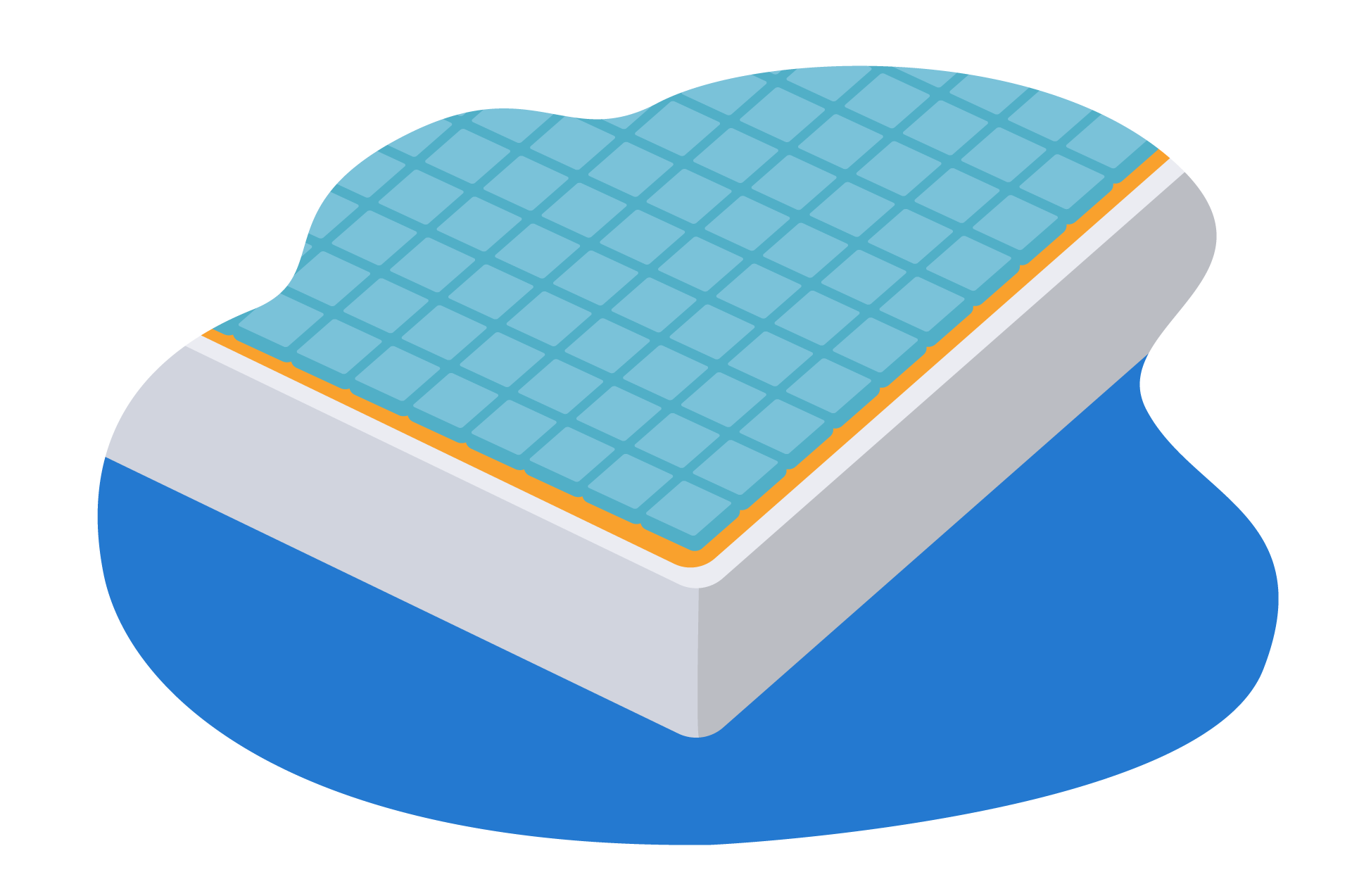 Composición colchones transpirables.