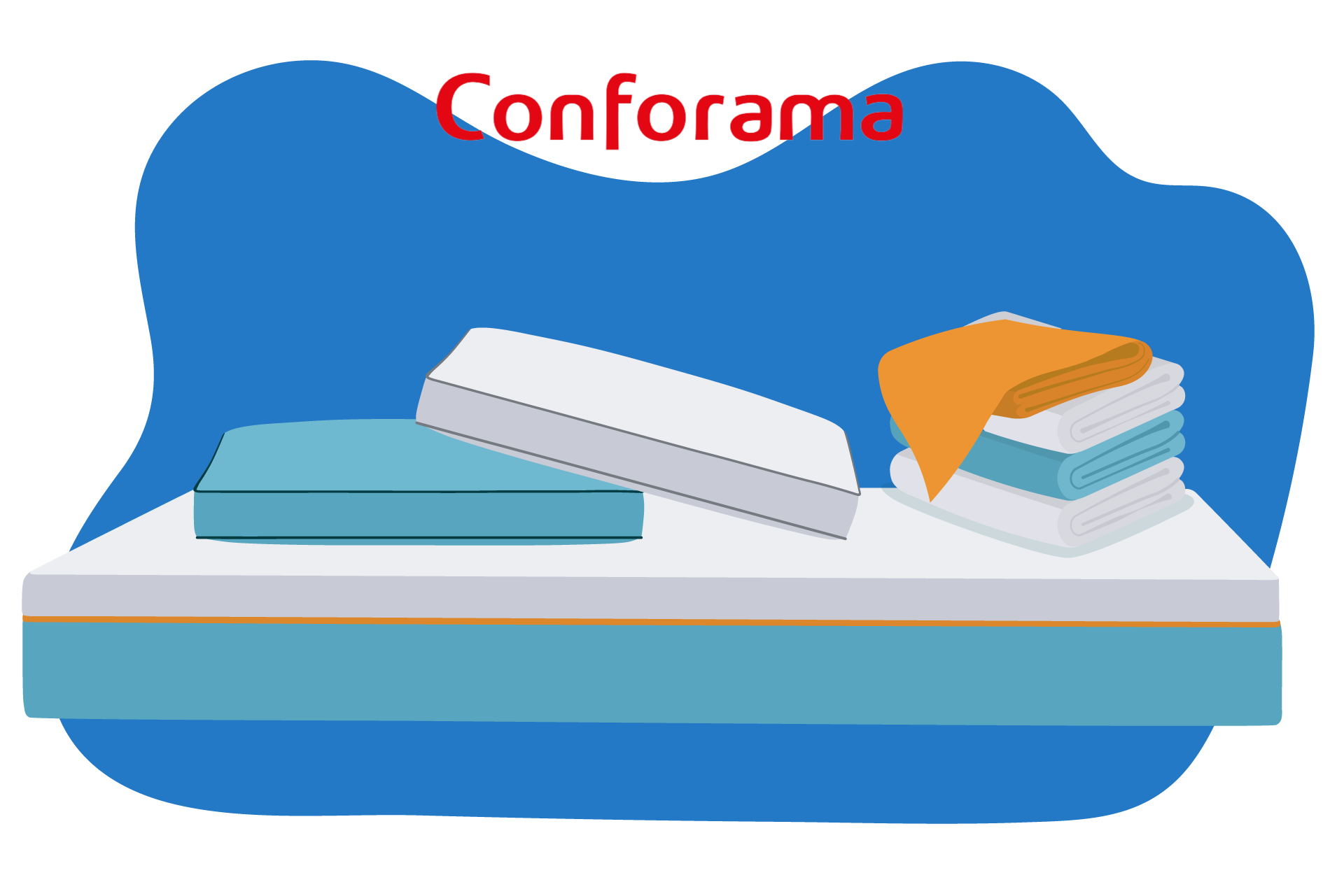 Colchones y almohadas Conforama.