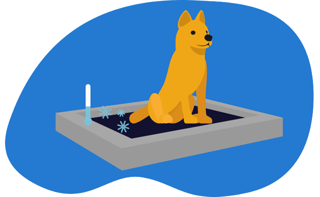 Camas para perros refrescantes rebajadas.