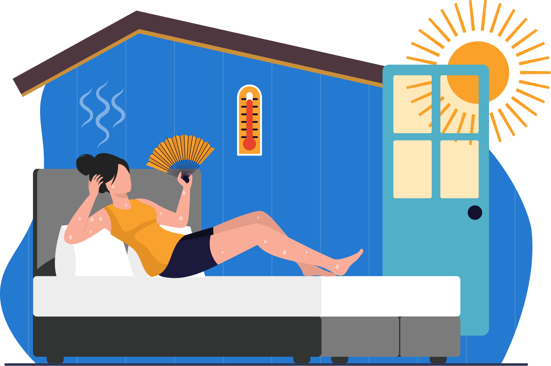 Colchón de verano rebajado.