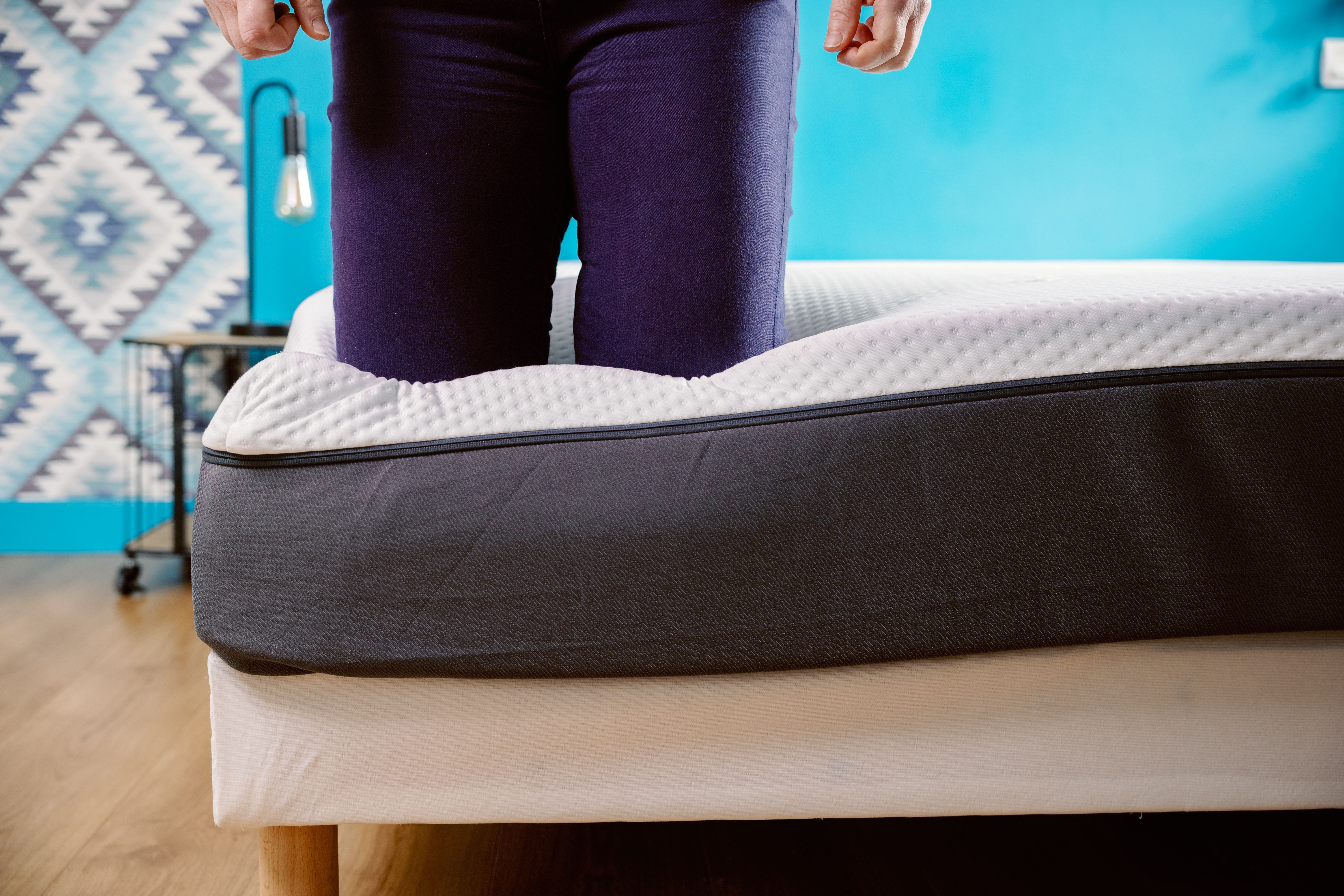 colchon emma hybrid preimium plus prueba de soporte