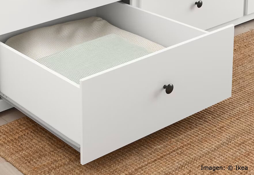 sofá cama con almacenamiento Hemnes