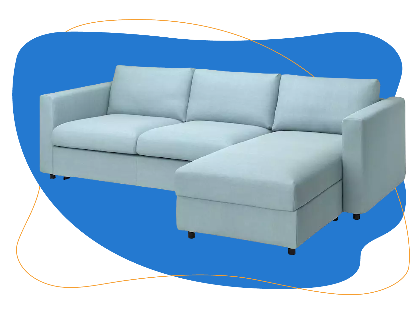 Sofa cama abertura italiana