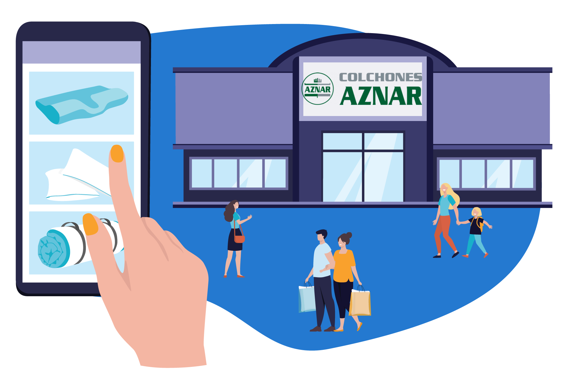 tiendas colchones aznar