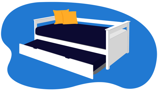 lit banquette gigogne