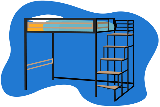 lit mezzanine adulte