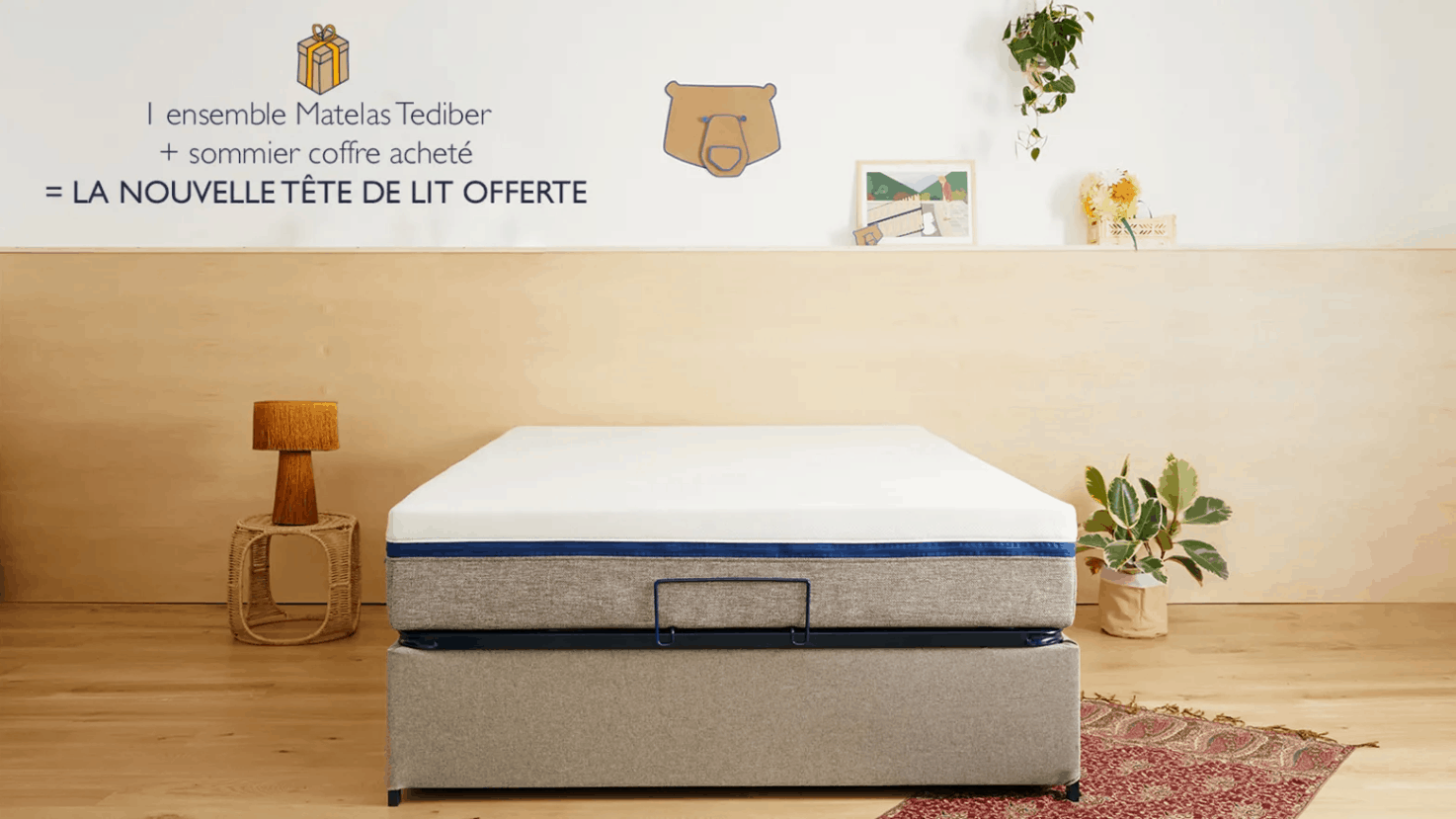 Lit coffre de Tediber