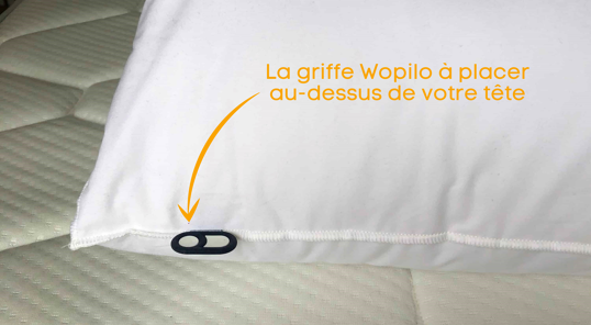 positionnement oreiller wopilo plus
