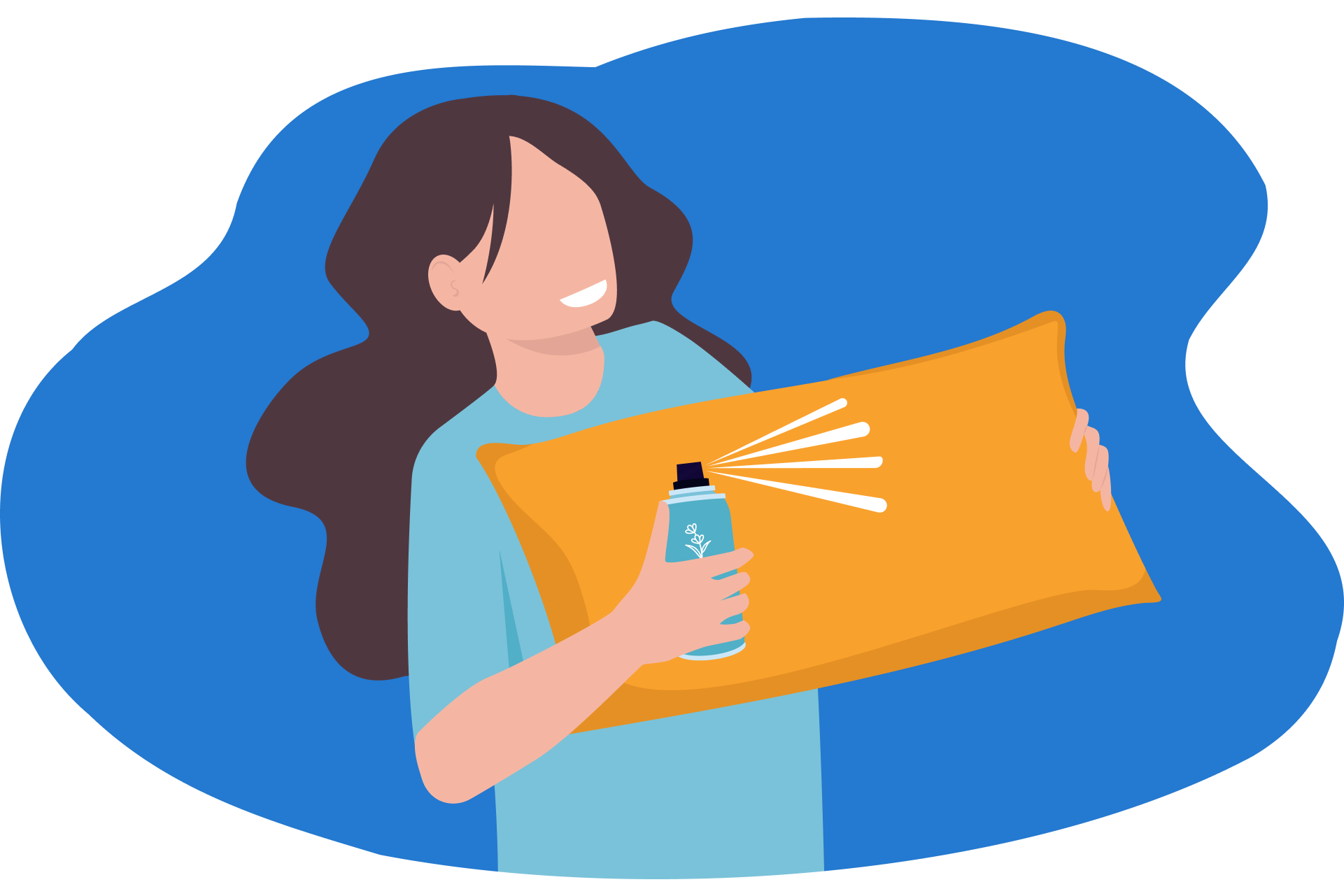 aceite esencial para la almohada