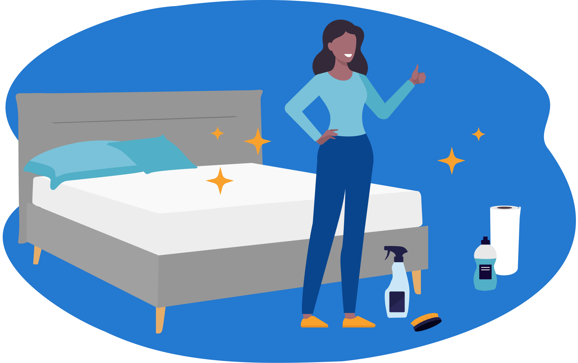 Limpiar colchon aceite esencial