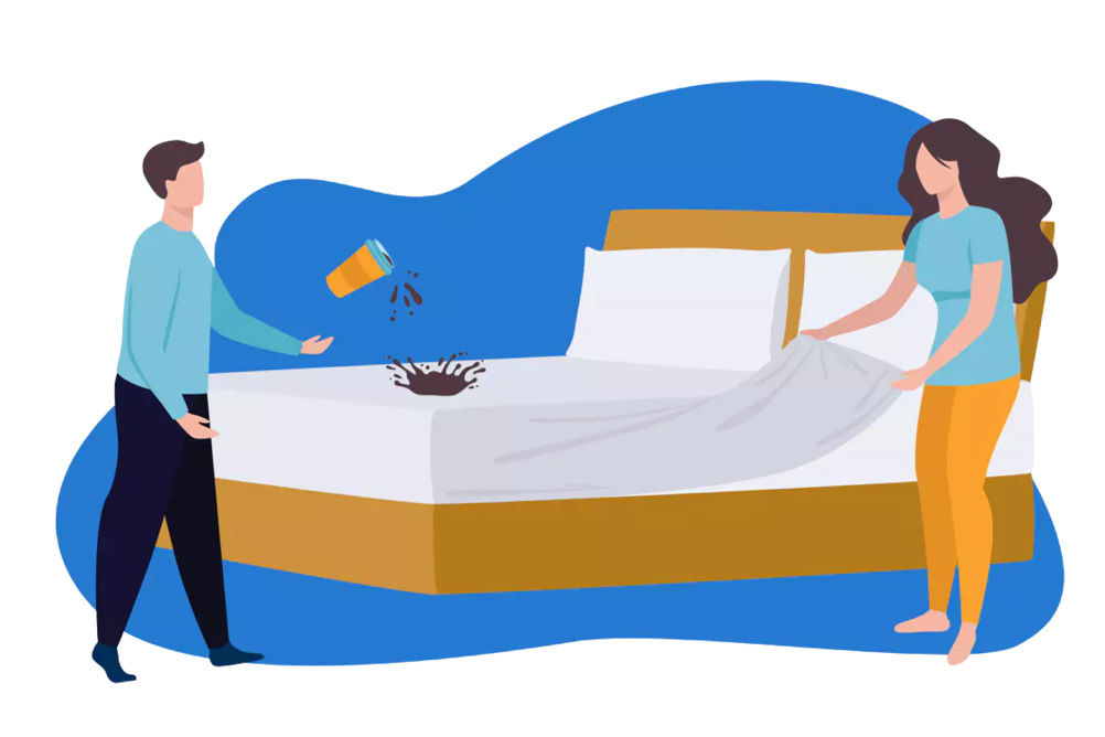 Protector de colchón acolchado de microfibra, protector de colchón, cama  inferior, transpirable, regula el calor, almohadilla de cama, protector de