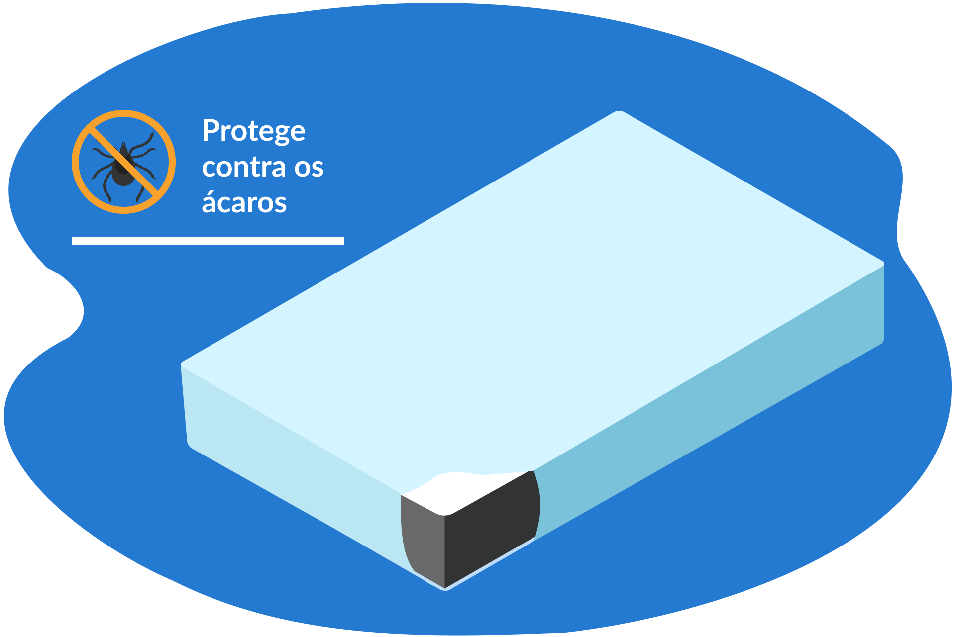 protetor de colchão anti-ácaros