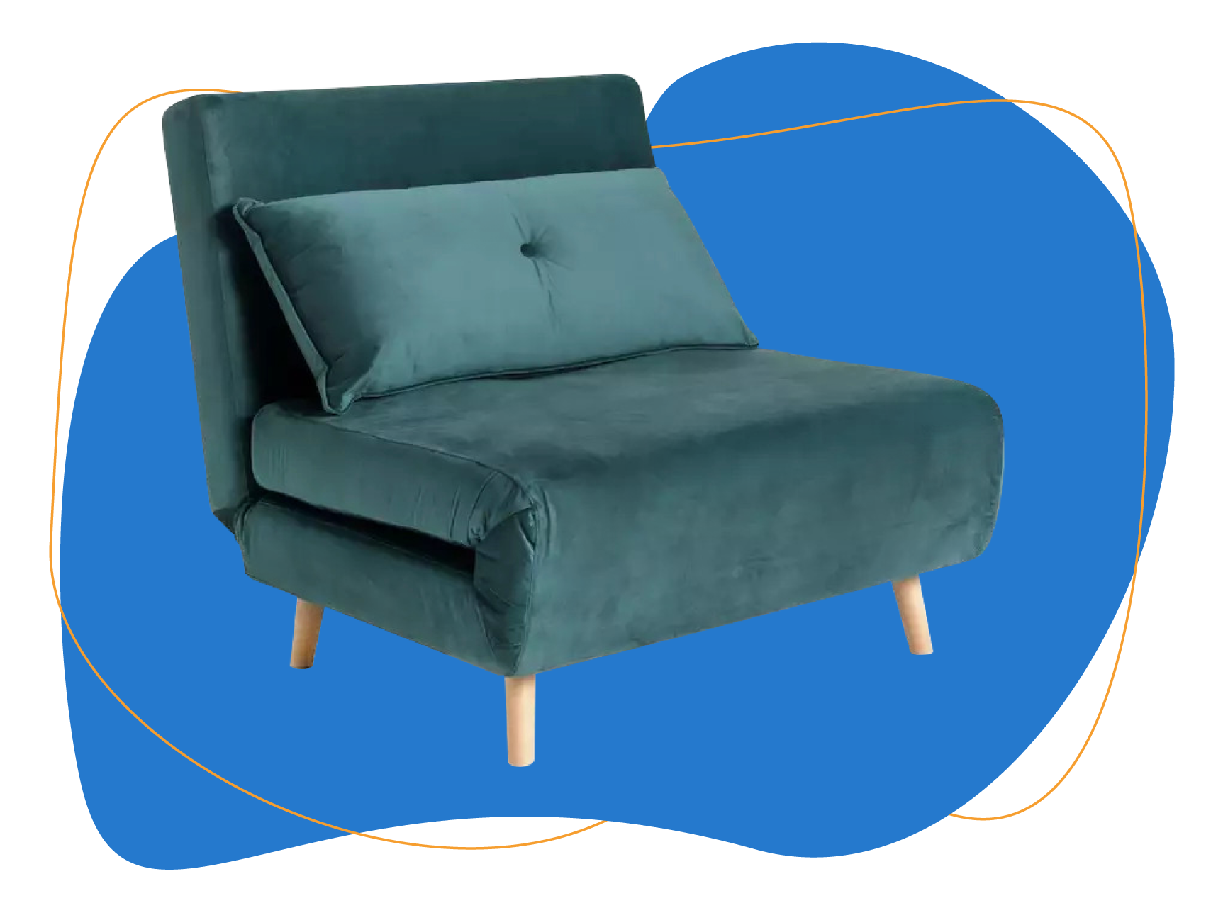 Argos Double Fabric Chair Bed Buy Habitat Roma Small Double Velvet