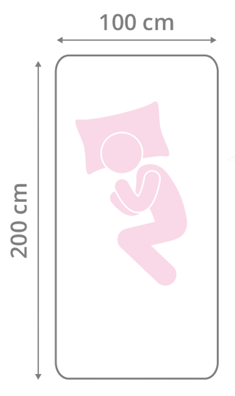 Matratze 100x200 cm
