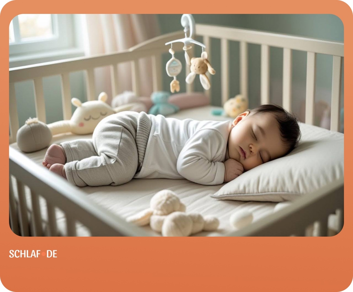 Neugeborenes zum Einschlafen bringen ohne getragen zu werden Cover Image