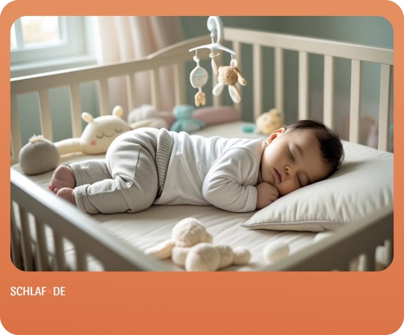 Neugeborenes zum Einschlafen bringen ohne getragen zu werden Cover Image