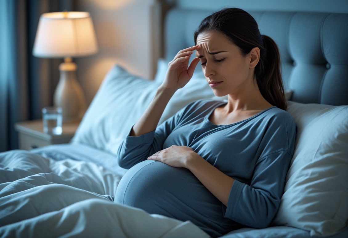 Schlafprobleme in der Schwangerschaft Erstes Trimester Cover Image