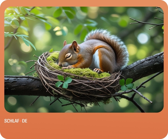 Wie Schlafen Eichhörnchen?