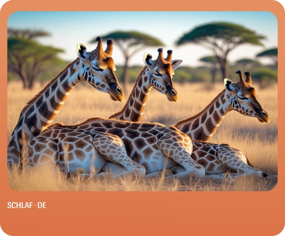 Wie Schlafen Giraffen?
