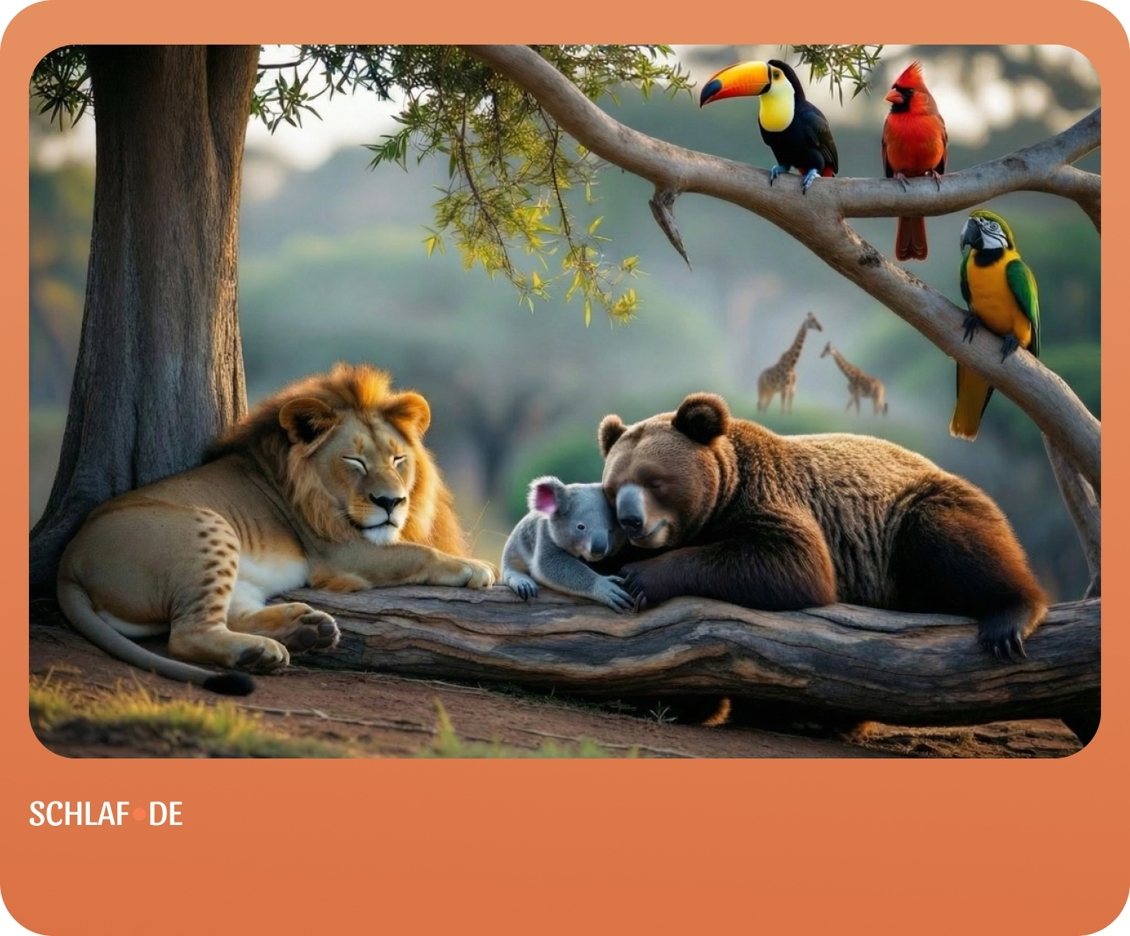 Wie schlafen Tiere Spannende Fakten über tierische Schlafmuster Cover Image