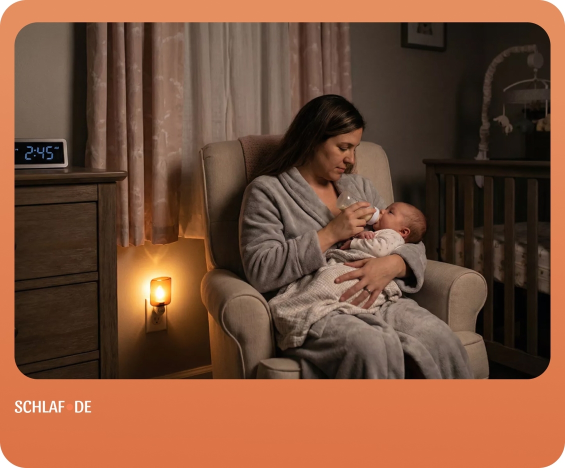 Wie lange muss mein Baby nachts noch gefüttert werden und Milch trinken Cover Image