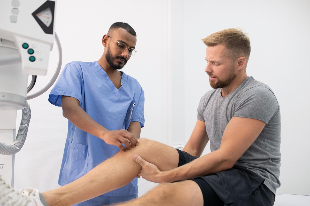 Schlafposition Nach Einer Knie-OP