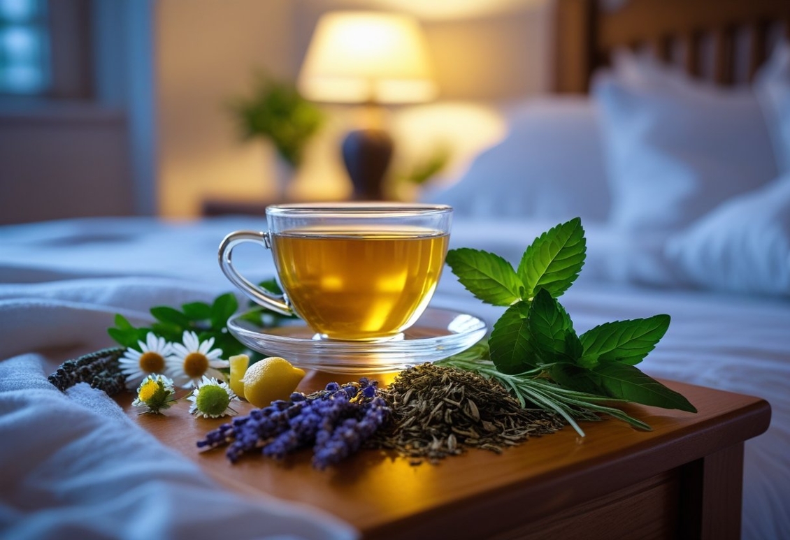 Kräutertee zum Einschlafen Cover Image