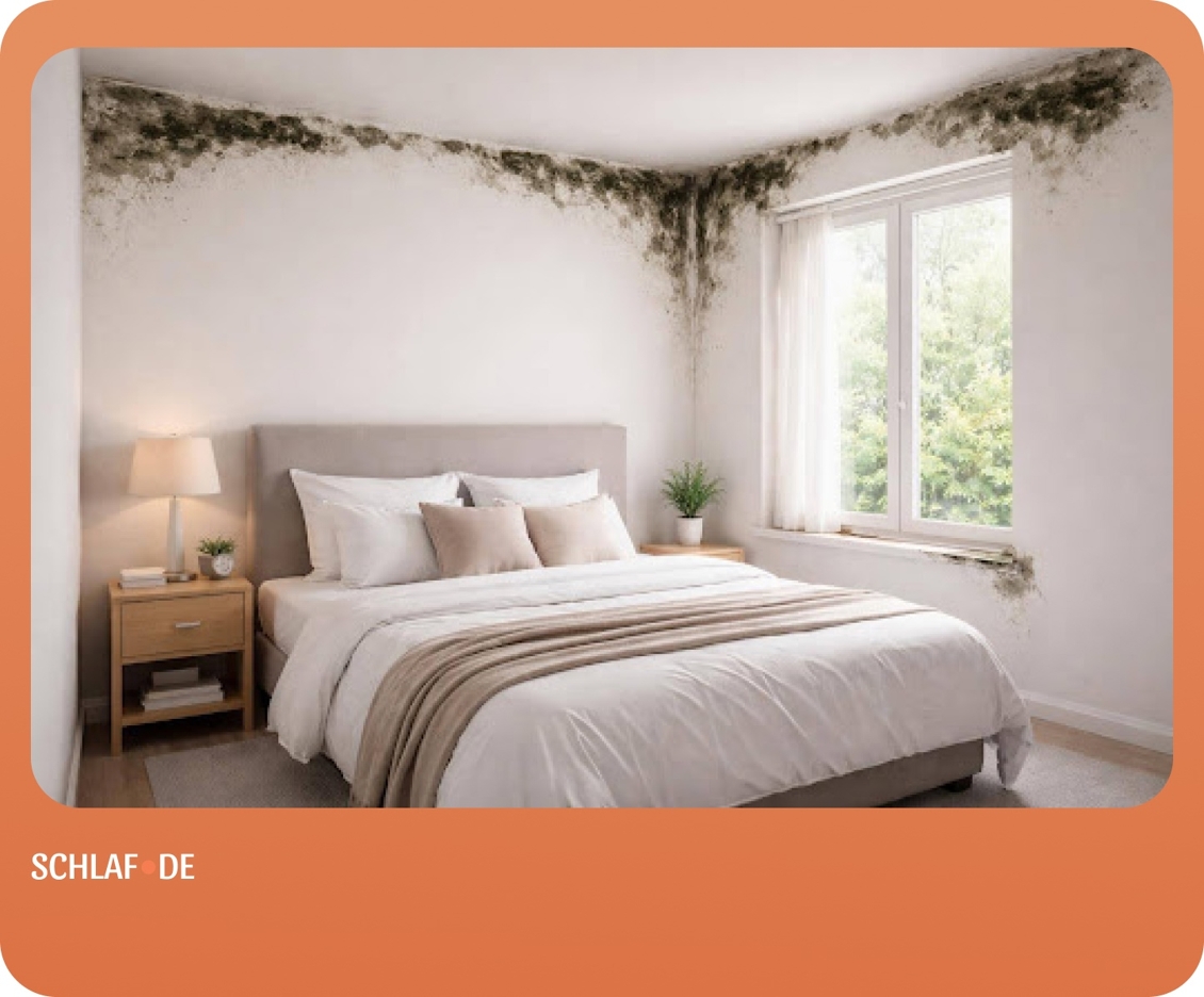 Schimmel im Schlafzimmer Symptome Cover Image