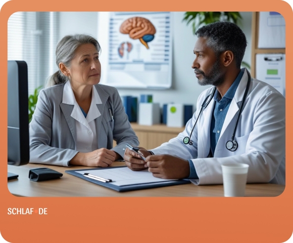 Schlafstörungen Arzt Krankschreibung Cover Image
