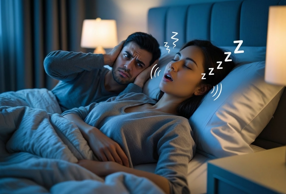 Warum Schnarchen Frauen?