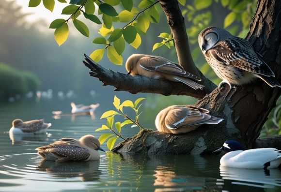 Wie Schlafen Vögel?