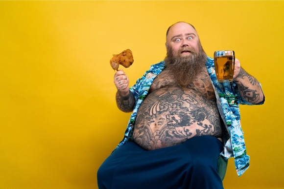 Zu Viel Essen Und Schlaf